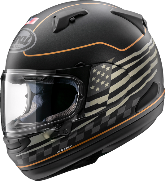 Arai Helmets - Signet-X Helmet - US Flag - Black Frost