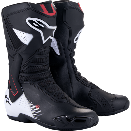 Alpinestars - SMX-6 V3 Boots - Black/White/Red Graphic