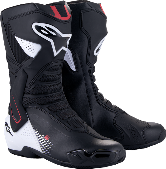 Alpinestars - SMX-6 V3 Boots - Black/White/Red Graphic
