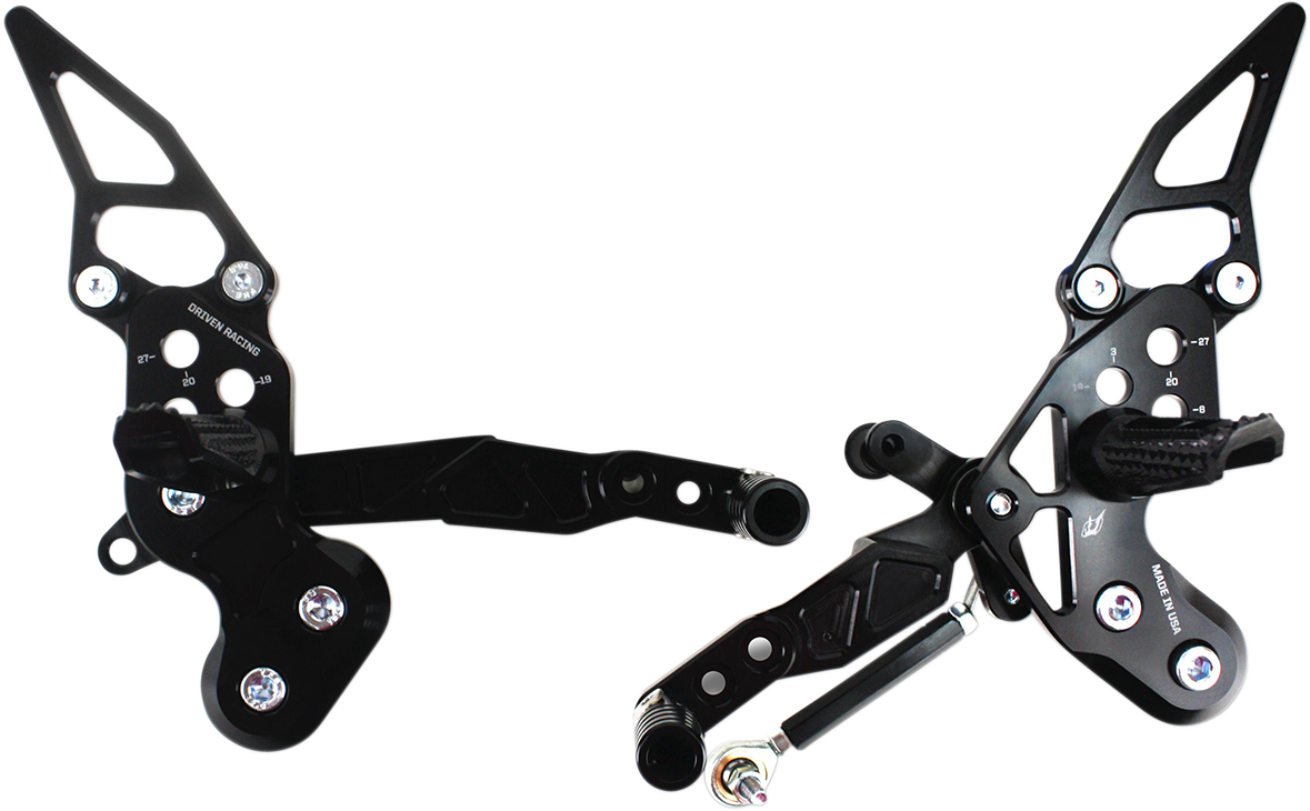 Driven Racing - DRP-724-BK - TT Rearset - Z125