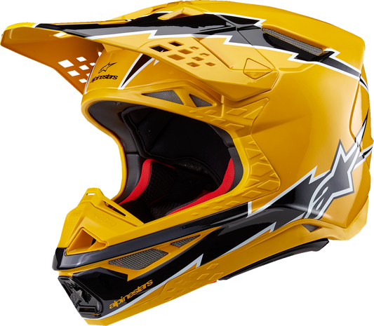 Alpinestars - Supertech M10 Helmet - Ampress - MIPS® - Gloss Black/Yellow