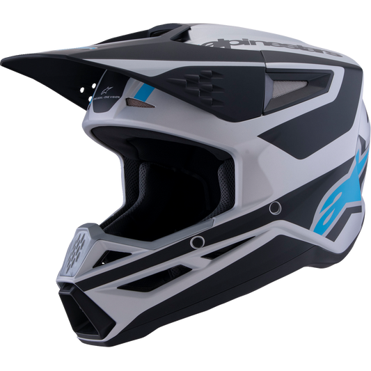 Alpinestars - SM3 Helmet - Heat - Matte Silver/Blue/Black