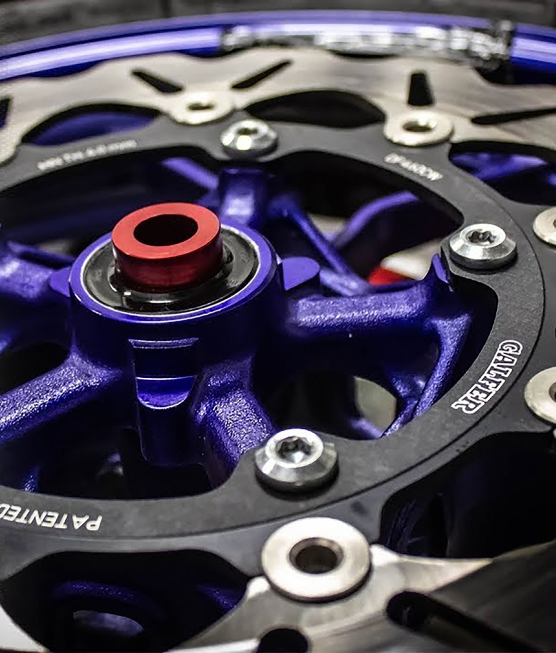 Driven Racing - DCWS-038 - Wheel Spacer - Captive - Red - Kawasaki