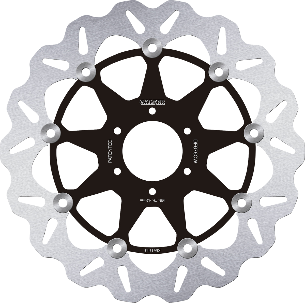 Galfer - DF676CW - DISC W FLOATING COMPLETE (C. ALU.) 296X5MM