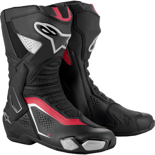 Alpinestars - SMX-6 V3 Vented Boots - Black/Silver/Red