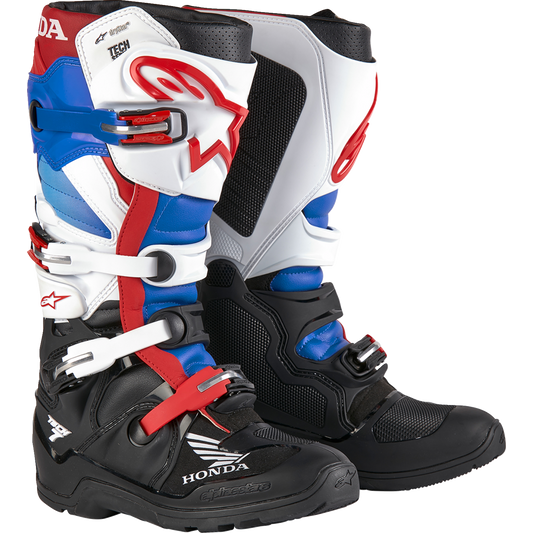 Alpinestars - Tech 7 Enduro Drystar® Boots - Black/White/Blue/Red