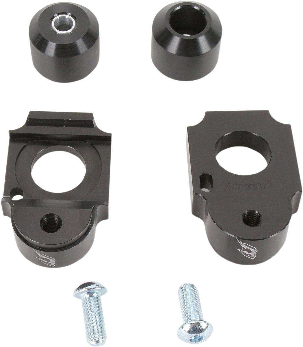 Driven Racing - DRAX-102-BK - Axle Block Sliders - Suzuki - Black