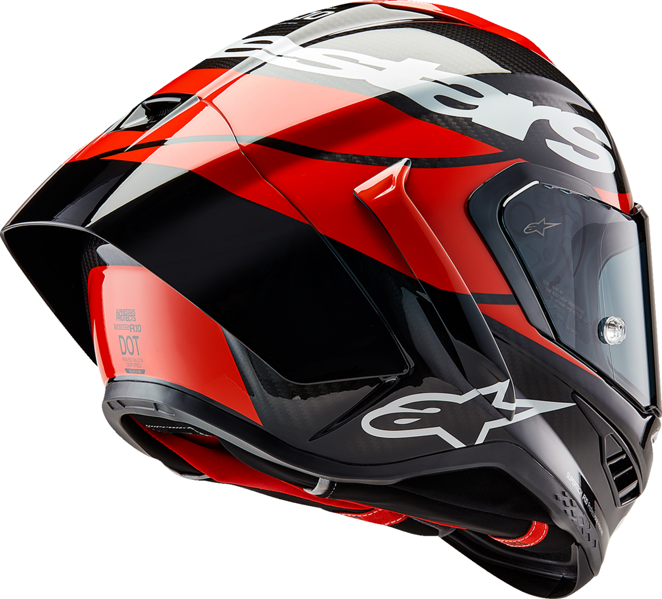 Alpinestars - Supertech R10 Helmet - Element - Carbon/Red/White
