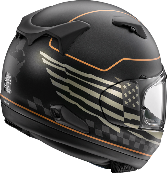 Arai Helmets - Signet-X Helmet - US Flag - Black Frost