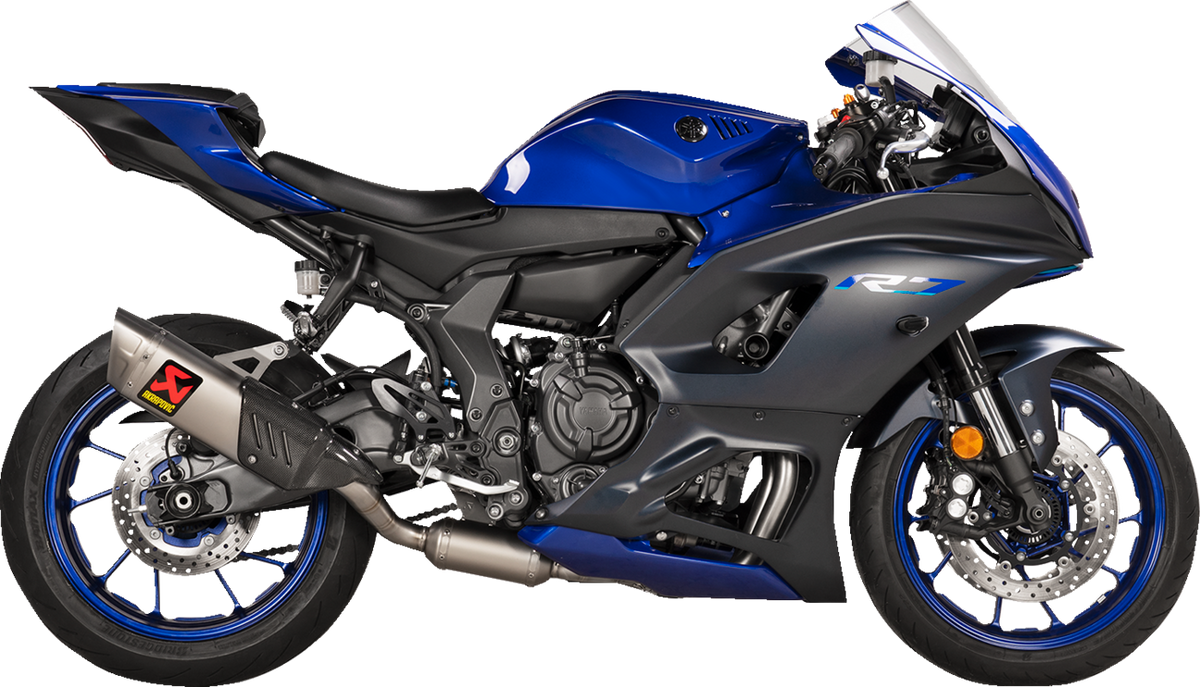 Akrapovic - S-Y7R12-APT - Racing Line Exhaust System - Titanium - Yamaha R7
