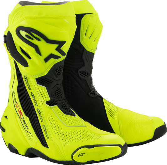 Alpinestars - Supertech R Vented Boots - Fluorescent Yellow/Black
