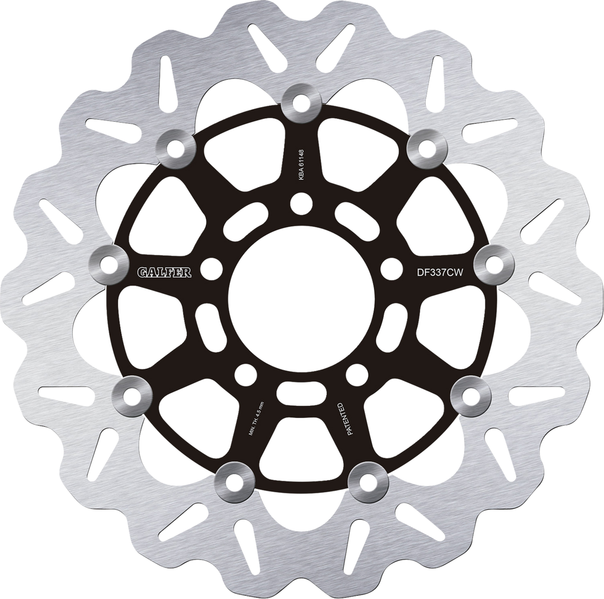 Galfer - DF337CW - DISC W FLOATING COMPLETE (C. ALU.) 290X5MM