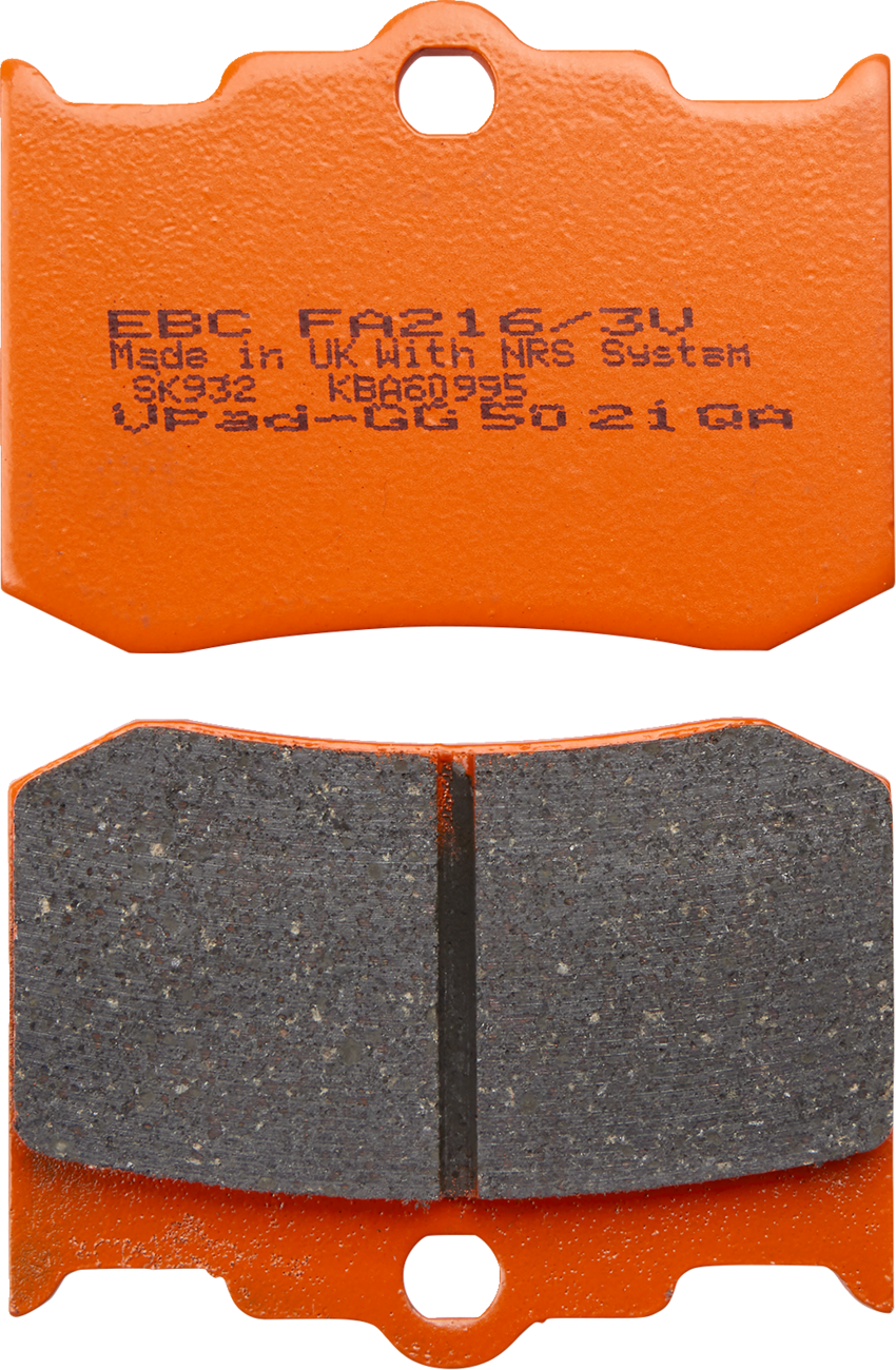 EBC - FA216/3V - Semi-Sintered Brake Pads