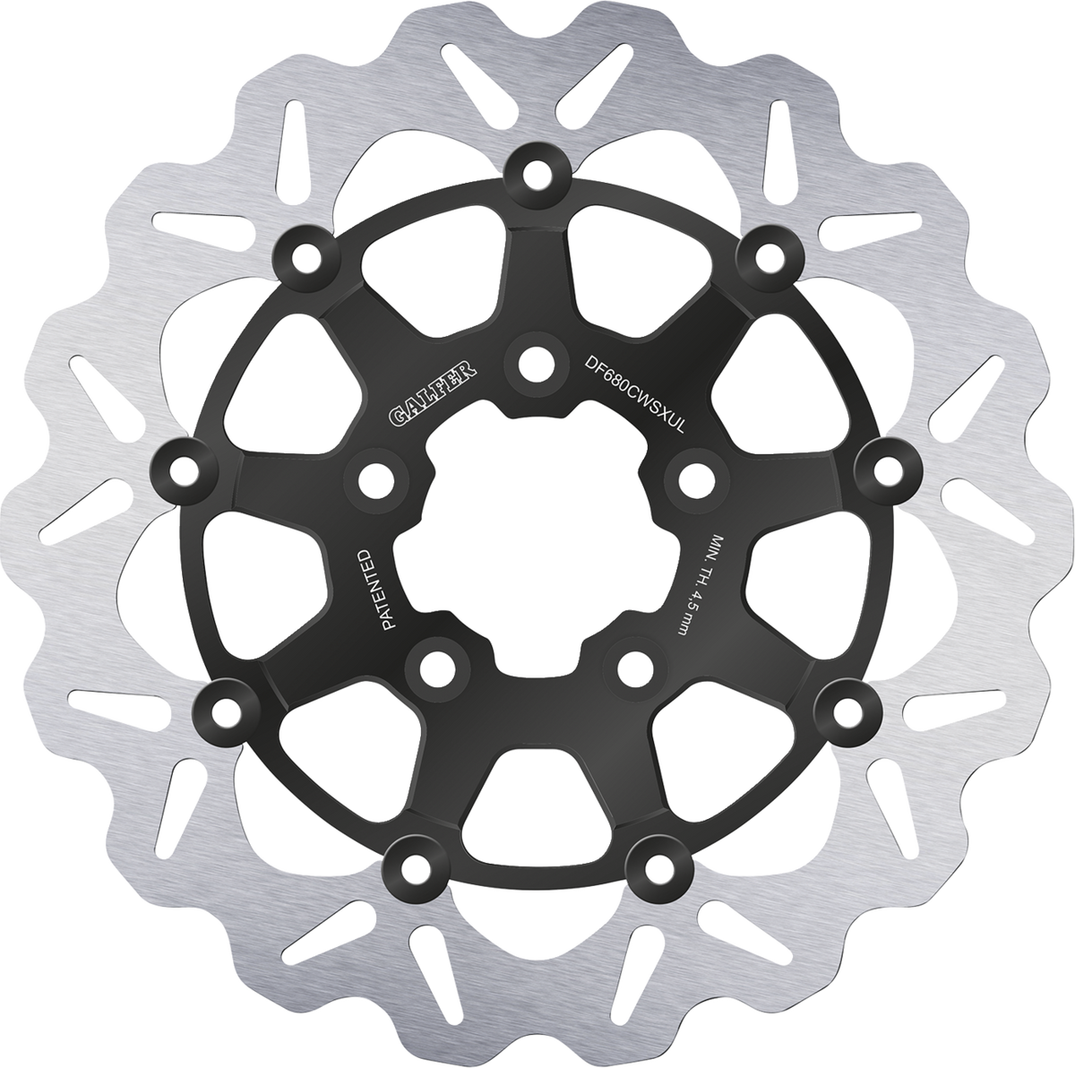 Galfer - DF680CWSXUL - DISC W FLOATING BLACK BRIGHT 330X5MM