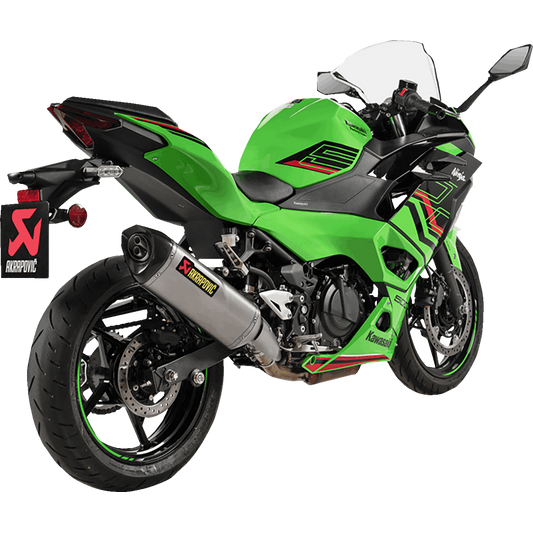 Akrapovic - S-K5SO1-HRT - Slip-On Line Muffler - Titanium - Ninja 500/Z500
