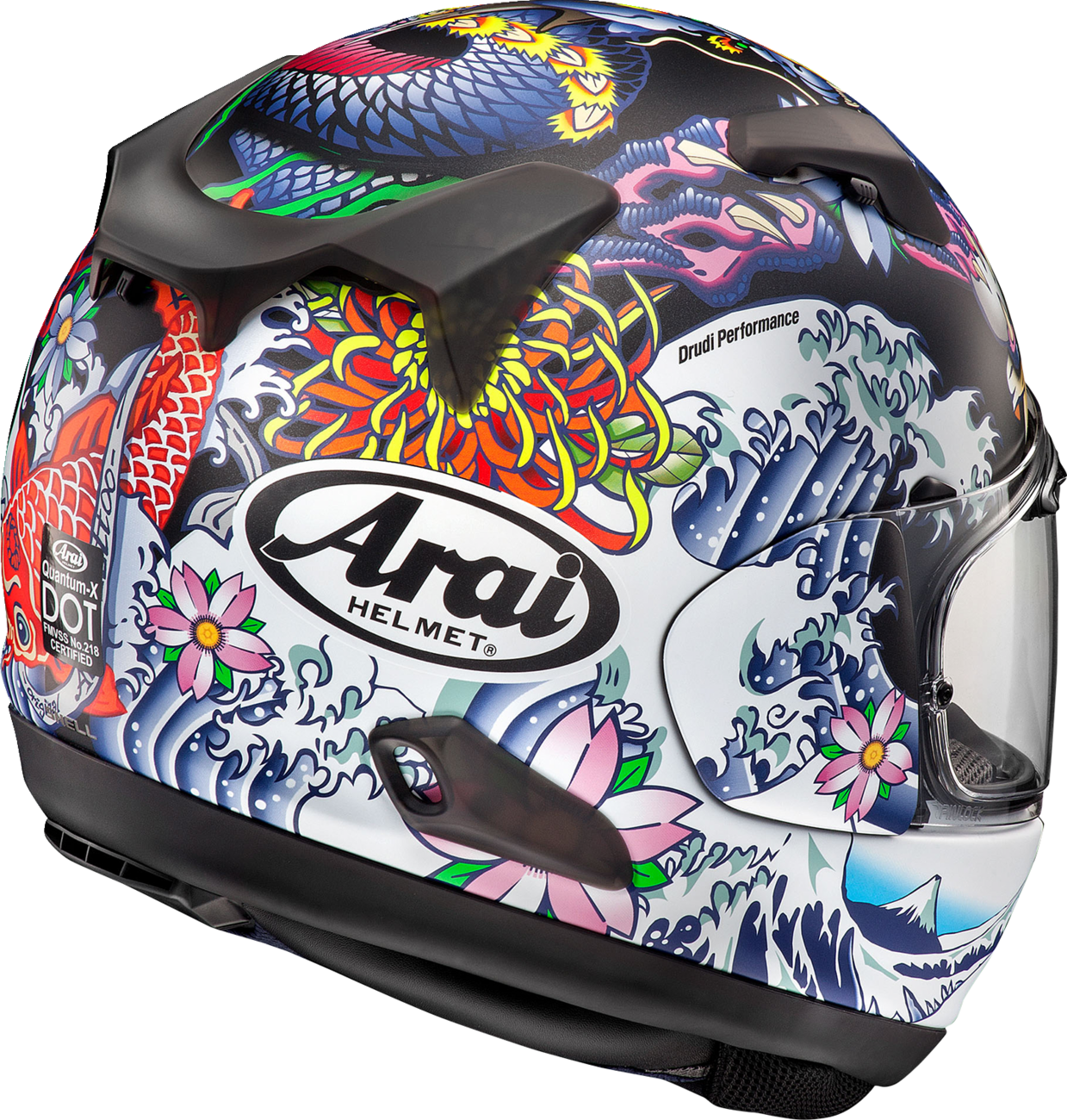 Arai Helmets - Quantum-X Helmet - Oriental - Black Frost
