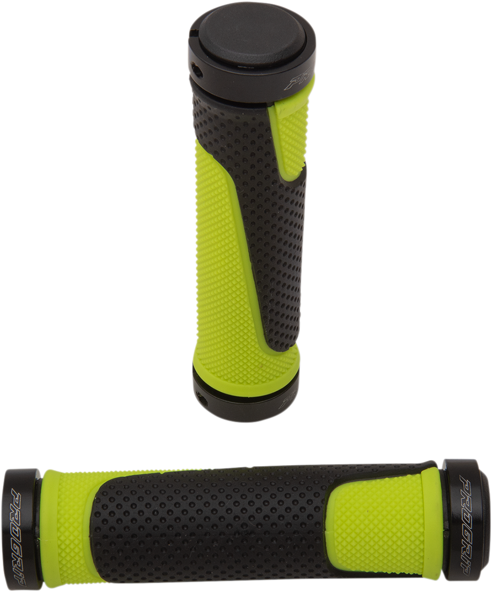 Pro Grip - 997 Lock-On Open End Locking Grips - Fluorescent Yellow/Black