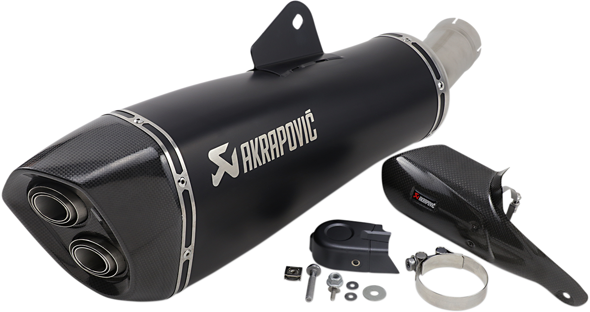Akrapovic - S-B12SO22-HALAGTBL - Black Titanium Muffler - R1250R/RS