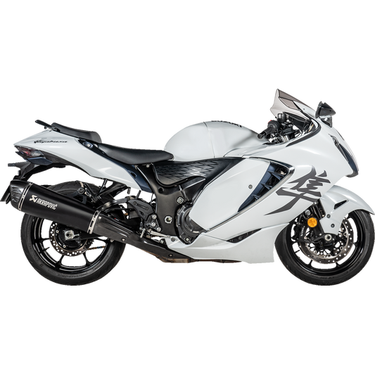 Akrapovic - S-S13SO4-HRAATBL/1 - Slip-On Line Mufflers - Titanium Black - Suzuki GSX-1300R Hayabusa