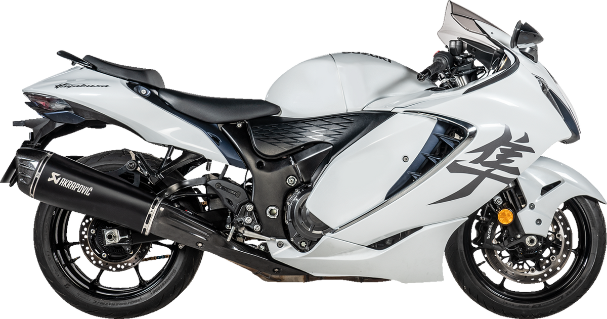 Akrapovic - S-S13SO4-HRAATBL/1 - Slip-On Line Mufflers - Titanium Black - Suzuki GSX-1300R Hayabusa