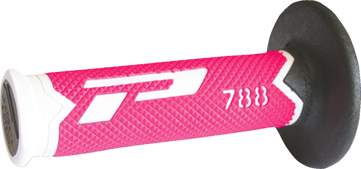 Pro Grip - Cross Triple Density 788 Grips - White/Pink/Black
