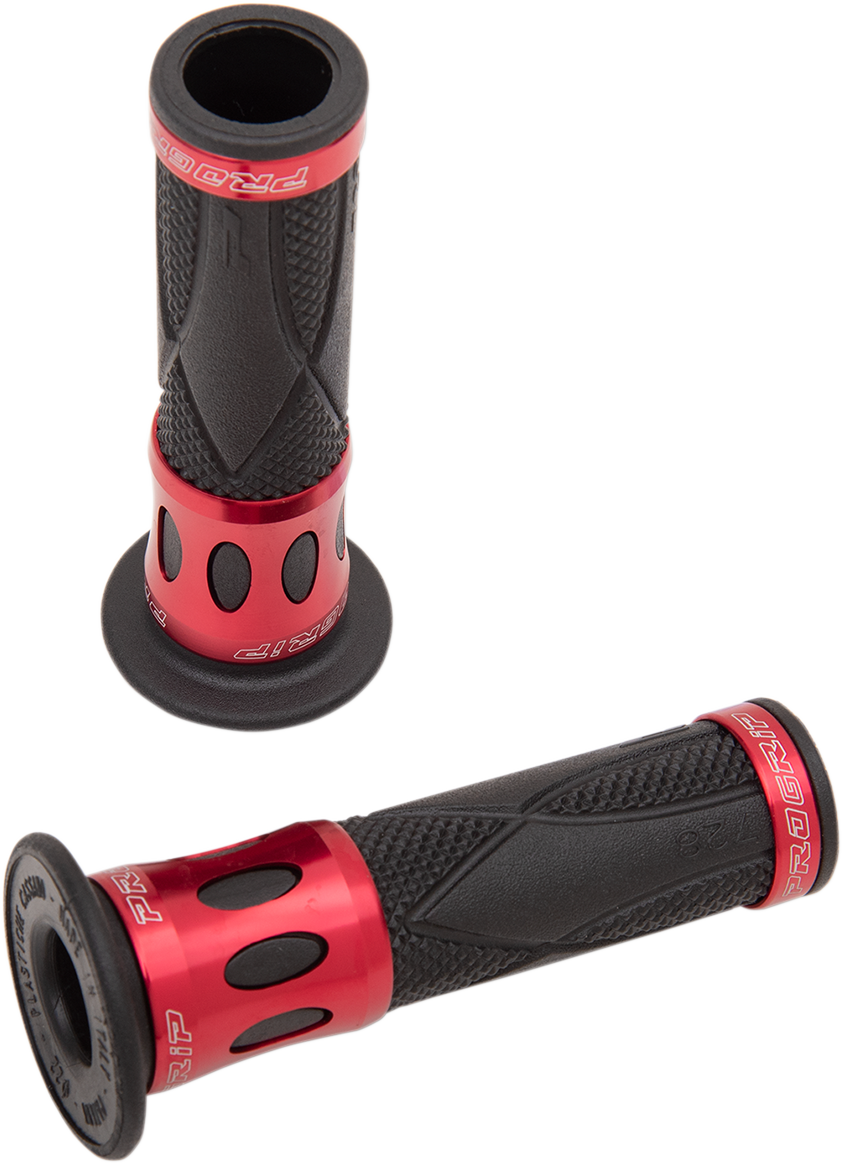 Pro Grip - 728 Superbike Grips - Open Ends - Red
