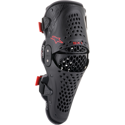 Alpinestars - SX-1 v2 Knee Guards - Black/Red
