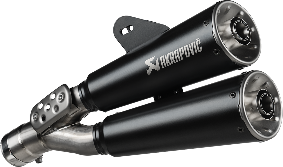 Akrapovic - S-B12SO25-HISSSBL - Slip-On Line Muffler - Black