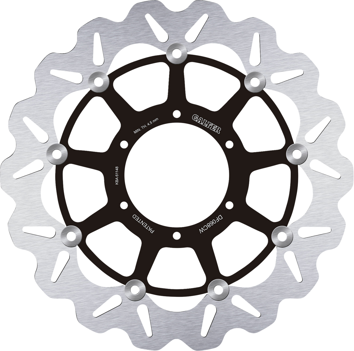 Galfer - DF068CW - DISC W FLOATING COMPLETE (C. ALU.) 320X5MM
