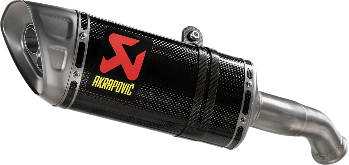 Akrapovic - S-CF8SO1-HAPLC - Slip-On Line Muffler - Carbon Fiber - CF Moto 800NK