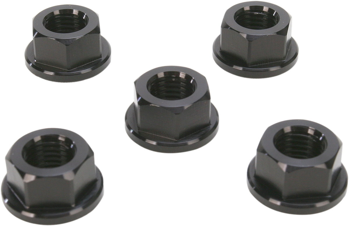 Driven Racing - DSN5BK - Sprocket Nuts - 5-Bolt Hub - Black - M10 x 1.25