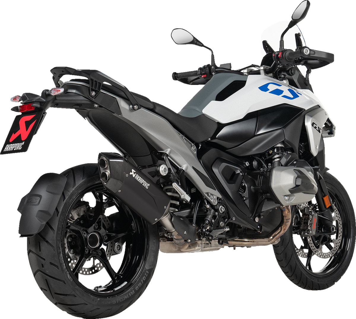 Akrapovic - S-B13SO4-HJGTBL - Slip-On Line Muffler - Titanium - Black - BMW R 1300 GS