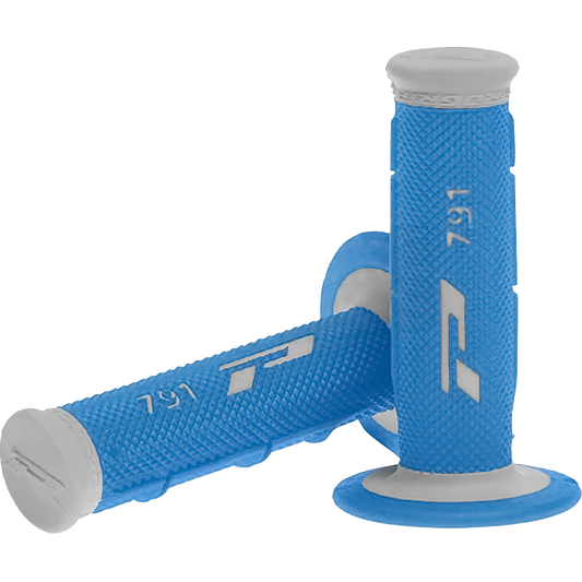 Pro Grip - Triple Density 791 Grips - Gray/Light Blue