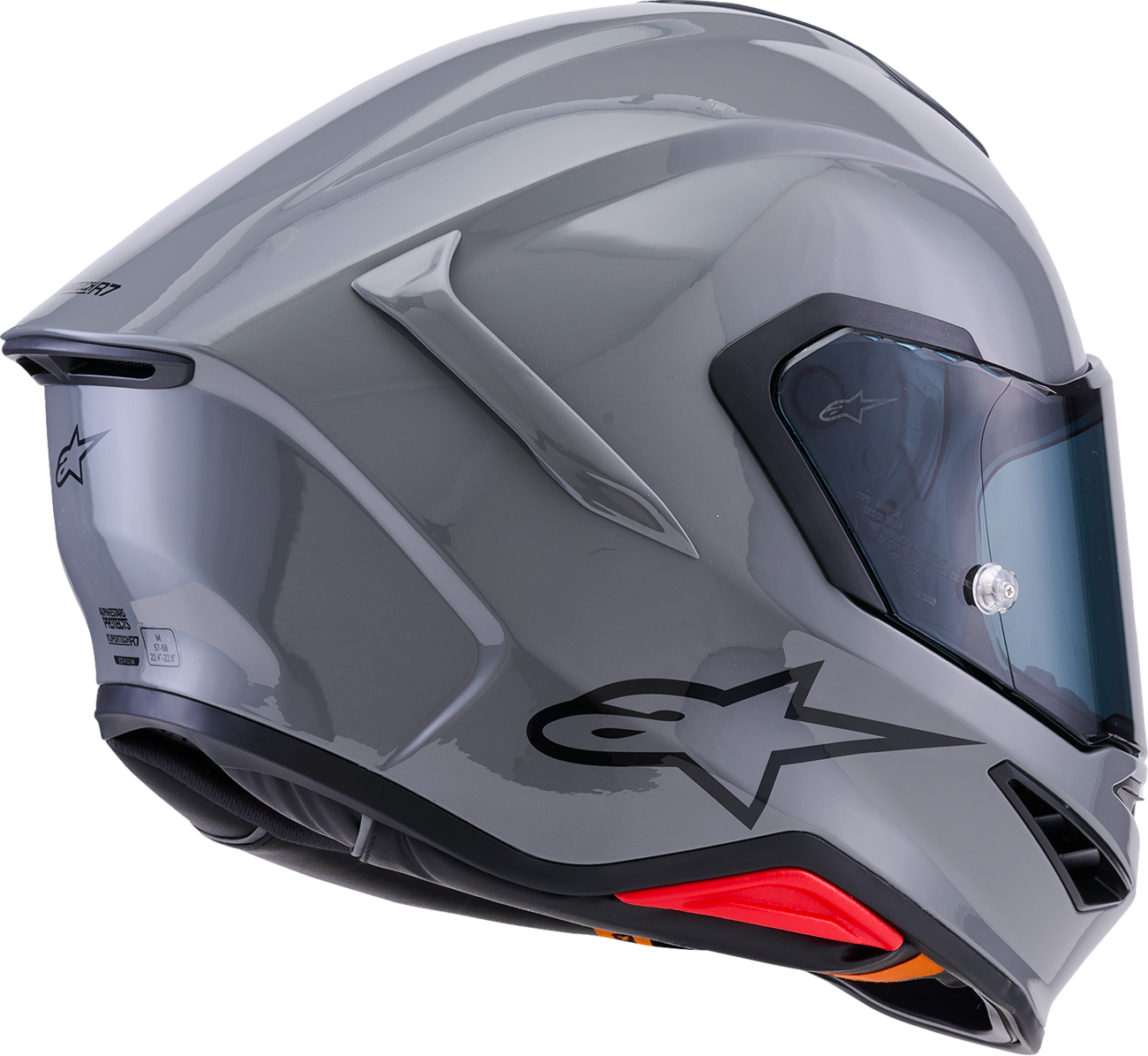 Alpinestars - Supertech R7 Helmet - 22.06 - Solid - Gloss Gray