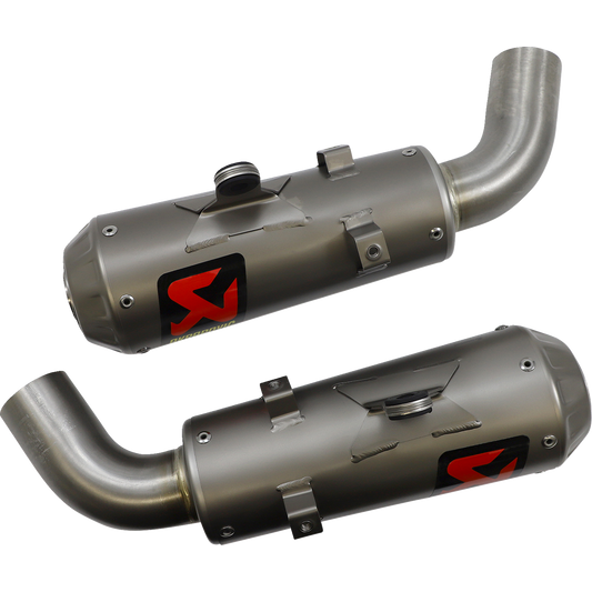 Akrapovic - S-D9SO15-HCBT - Slip-On Line Titanium Muffler - Hypermotard 950