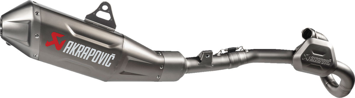 Akrapovic - S-H4E1-FDHLT - Evolution Line Exhaust System - Titanium - CRF450R/CRF450RX