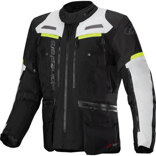 Alpinestars - Bogota Pro Drystar® Jacket - Dark Black/Ice Gray/Yellow Fluo