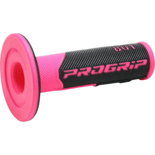 Pro Grip - 801 Hybrid Duo-Density Cross Grips - Fluorescent Pink/Black