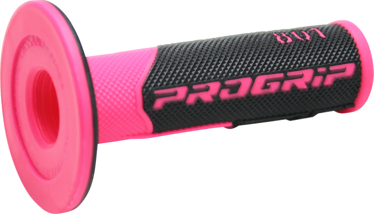 Pro Grip - 801 Hybrid Duo-Density Cross Grips - Fluorescent Pink/Black