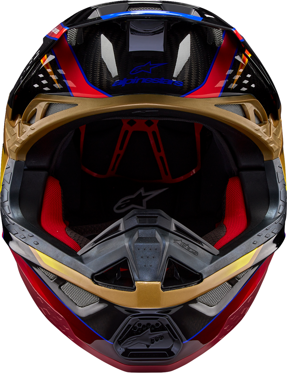 Alpinestars - Supertech M10 Helmet - Era - MIPS® - Gloss Gold/Yellow/Rio Red