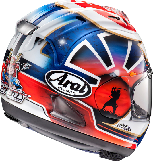 Arai Helmets - Corsair-X Helmet - Dani Samurai-2 - Blue