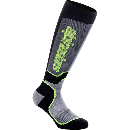 Alpinestars - MX Plus Socks - Black/Gray/Yellow