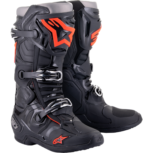 Alpinestars - Tech 10 Boots - Black/Red Fluorescent
