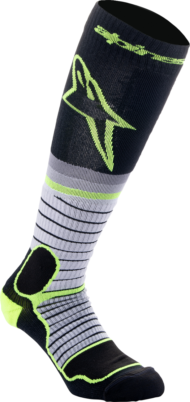Alpinestars - MX Pro Socks - Black/Gray/Yellow