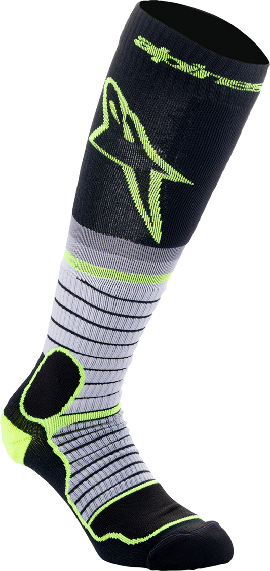 Alpinestars - MX Pro Socks - Black/Gray/Yellow