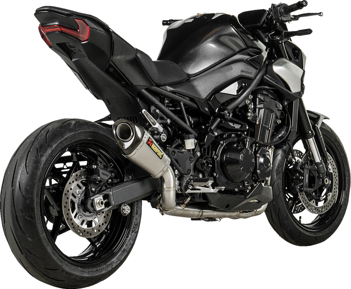 Akrapovic - S-K9SO12-ASZT - Slip-On Line Muffler - Race - Titanium - Kawasaki Z900