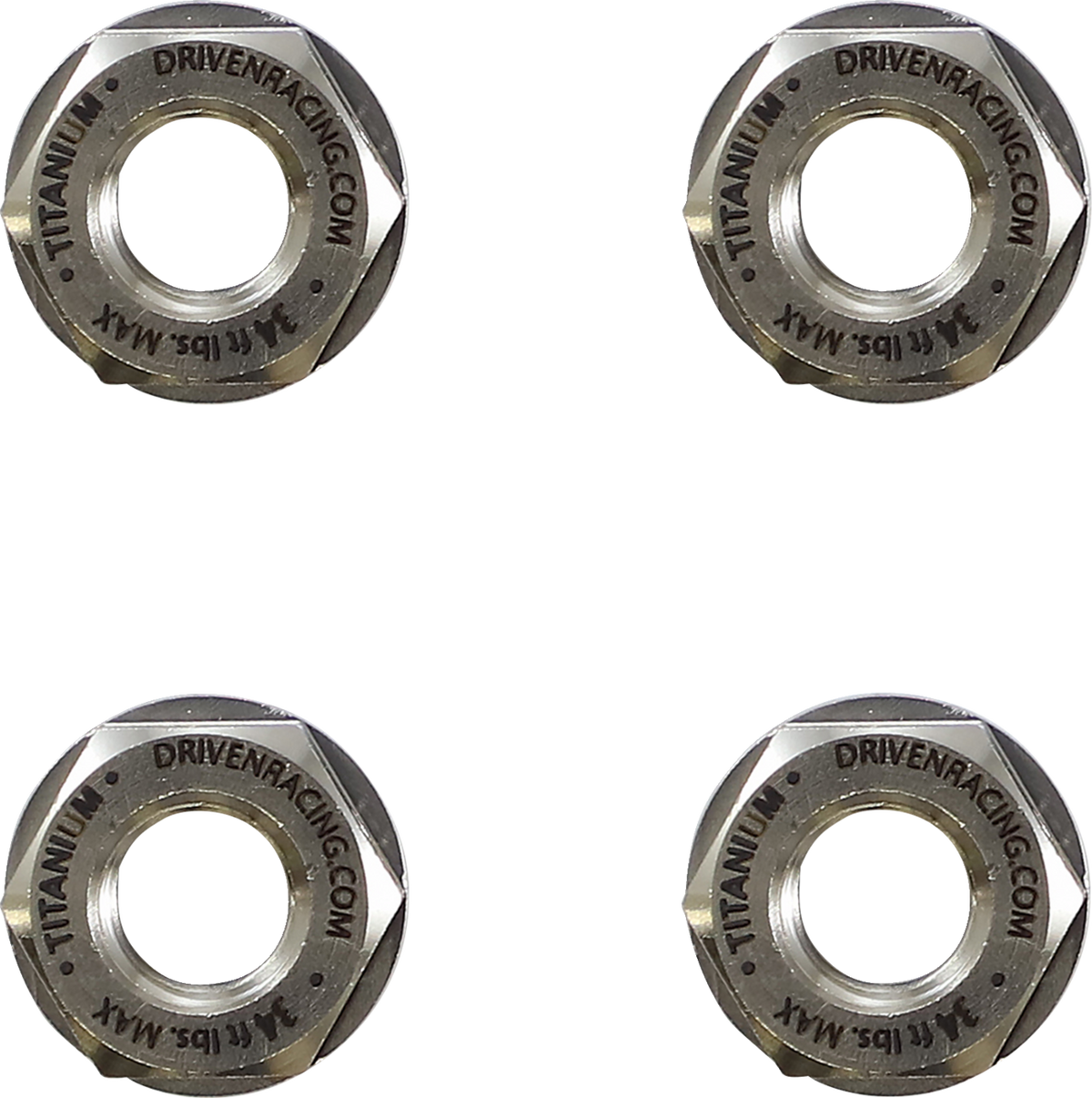 Driven Racing - DSN-7 TN - Sprocket Nuts - Titanium - 4 Pack