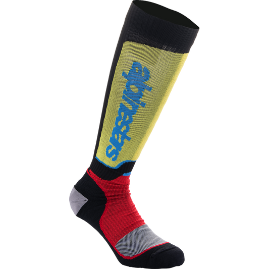 Alpinestars - MX Plus Socks - Black/Red/Yellow/Blue