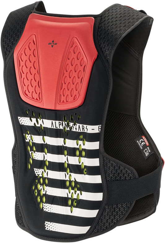Alpinestars - Sequence Chest Guard - Black/White/Red
