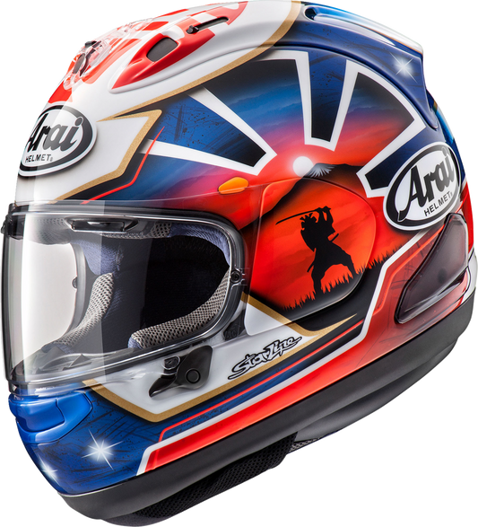 Arai Helmets - Corsair-X Helmet - Dani Samurai-2 - Blue